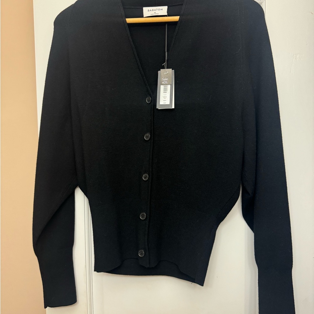 Babaton Black Women's Clerical Cardigan from ARITZIA - Size XS
